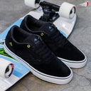 Tenis Emerica The Low Vulc Black Gold White Con Detalle