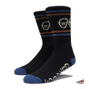 Calcetas Krooked Eyes Black Blue