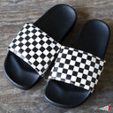 Sandalias Vans Slide On Checker Black