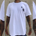 Playera Crimes Killer Wolf Blanca