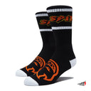 Calcetas Spítfire Hellfire Black White Orange