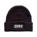 Beanie Zero Army Patch Waffle Black