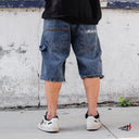 Bermuda Benzaa Alambre Mezclilla Stone Wash Denim