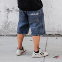 Bermuda Benzaa Alambre Mezclilla Stone Wash Denim