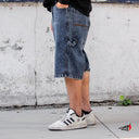 Bermuda Benzaa Alambre Mezclilla Stone Wash Denim