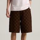 Short Vans Check 5 Baggy Checker Brown