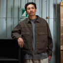 Chamarra Vans Skate Garage Denim Jack Coal Brown