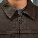 Chamarra Vans Skate Garage Denim Jack Coal Brown