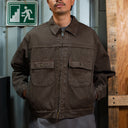 Chamarra Vans Skate Garage Denim Jack Coal Brown