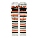 Calcetas Toy Machine Monster Face Mini Stripes Grey
