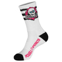 Calcetas Powell Peralta Ripper Pink White Rip Stripes