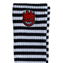 Calcetas Spitfire Bighead Fill Stripe Black White