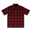 Camisa Independent Belmont Flannel Top Black Red