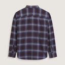 Camisa Vans Bixby Plaid Flannel Dark Port Red Pewter
