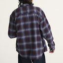 Camisa Vans Bixby Plaid Flannel Dark Port Red Pewter