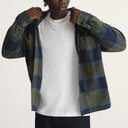 Camisa Vans Larkspur Plaid Flannel Grape Leaf Parisian