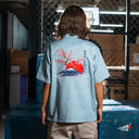 Camisa DGK Accord Embroidered Woven Hickory Pinstripe