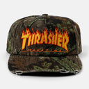 Gorra Thrasher Flame Distresse Camo