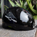 Casco Pro Tec Classic Cert Gloss Black Con Detalle
