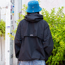 Chamarra Benzaa Impermeable Negra