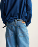 Pantalon Vans Check5 Baggy Denim Stonewash Blue