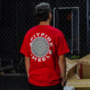Playera Spitfire Classic 87 Swirl Fill Red