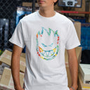Playera Spitfire Floral Bighead White