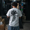 Playera Vans Stacked Hi White
