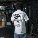 Playera Vans Stacked Hi White