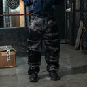 Pantalon Benzaa Negro Deslavado