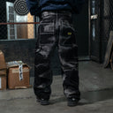 Pantalon Benzaa Negro Deslavado