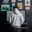 Sudadera Benzaa Zipper Gris