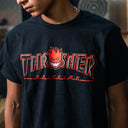 Playera Thrasher x Spitfire Big Head Outline Black