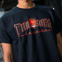 Playera Thrasher x Spitfire Big Head Outline Black