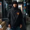 Rompevientos Santa Cruz Hooded Cruz Black