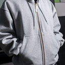 Sudadera Benzaa Zipper Gris