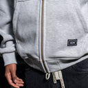 Sudadera Benzaa Zipper Gris