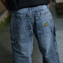 Pantalon Benzaa Denim Deslavado Azul