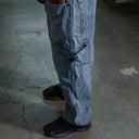 Pantalon Benzaa Denim Deslavado Azul