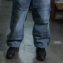 Pantalon Benzaa Denim Deslavado Azul