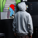 Sudadera Thrasher Who Cares By Neckface Grey
