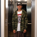 Sudadera Creature Zip Logo Outline Drip Camo