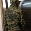 Sudadera Creature Zip Logo Outline Drip Camo