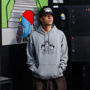 Sudadera Thrasher Who Cares By Neckface Grey
