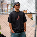 Playera Vans Skate Flame Black
