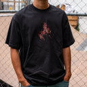 Playera Vans Skate Flame Black