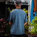 Playera Vans Cameron Stripe Knit Shirt Black Blue