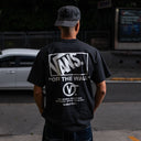 Playera Vans Stacked Hi Black White