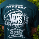 Playera Vans Hot Lines Mystic Moss
