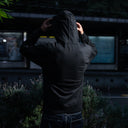 Sudadera Deathwish Death Spray Black White Red